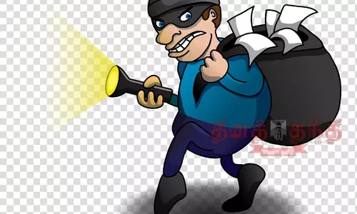 காற்றாலையில் பொருட்கள் திருட்டு