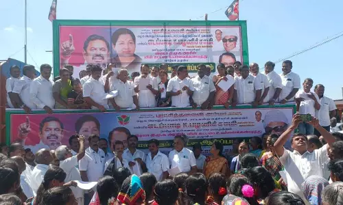 மின்கட்டண உயர்வை கண்டித்து அ.தி.மு.க. ஆர்ப்பாட்டம்