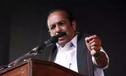 இந்தியை திணிக்கும் அமித்ஷாவை கண்டித்து ம.தி.மு.க. சார்பில் ஆர்ப்பாட்டம் - வைகோ அறிவிப்பு