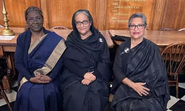 லண்டனில் வங்காளதேச பிரதமருடன் ஜனாதிபதி திரவுபதி முர்மு சந்திப்பு லண்டனில் வங்காளதேச பிரதமருடன் ஜனாதிபதி திரவுபதி முர்மு சந்திப்பு
