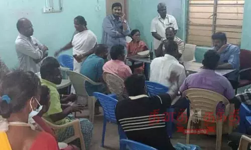 தம்மம்பட்டி அரசு ஆரம்ப சுகாதார நிலையத்தில்  பெண்ணுக்கு பிரசவத்தில் இறந்து பிறந்த குழந்தை  டாக்டர்கள் மீது உறவினர்கள் புகார்