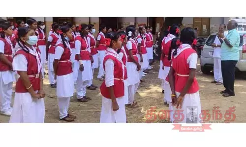 ஜூனியர் ரெட்கிராஸ் விழிப்புணர்வு முகாம்