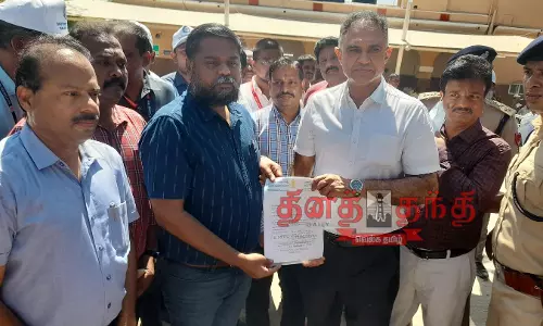 தென்னக ரெயில்வே பொது மேலாளர் நேரில் ஆய்வு தென்னக ரெயில்வே பொது மேலாளர் நேரில் ஆய்வு