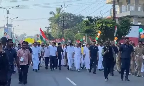 கேரளாவில் 15-வது நாள் நடைபயணத்தை தொடங்கினார் ராகுல்காந்தி...!