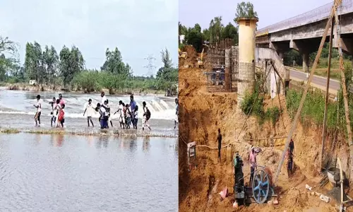 மண் எடுக்க பொதுமக்கள் எதிர்ப்பு தெரிவிப்பதால் கொசஸ்தலை ஆற்றின் கரையை சீரமைக்க முடியாமல் பொதுப்பணித்துறையினர் தவிப்பு