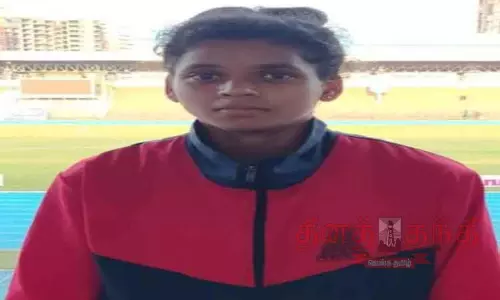 தேசிய அளவிலான விளையாட்டு போட்டியில் கோவை கல்லூரி மாணவி தங்கம் வென்று சாதனை