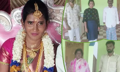 6 ஆண்களை ஏமாற்றி 7-வது திருமணம் செய்ய வந்த மோசடி பெண் சிக்கினார்