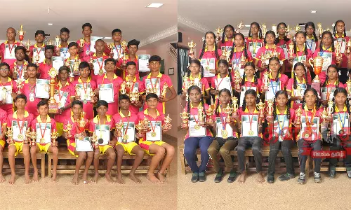 குறுவட்டார தடகள போட்டி: ஸ்ரீகலைவாணி பள்ளி சாம்பியன் குறுவட்டார தடகள போட்டி: ஸ்ரீகலைவாணி பள்ளி சாம்பியன்