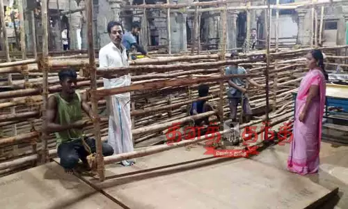 பெருமாள் கோவில்களில் முன்னேற்பாடு பணி தீவிரம்