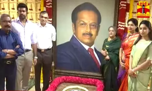 டாக்டர்.சிவந்தி ஆதித்தனார் 87-வது பிறந்தநாள் தலைவர்கள் மரியாதை