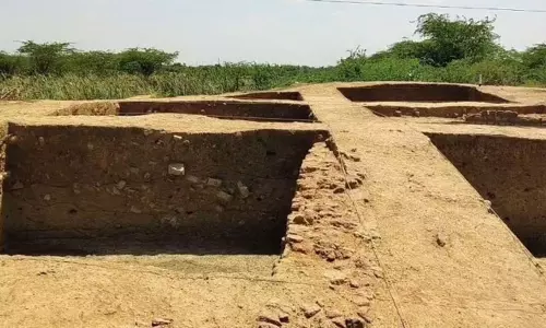 சென்னையை அடுத்த வடக்குப்பட்டு கிராமத்தில் ஒரே அகழாய்வில் 4 நாகரிகங்களை பிரதிபலிக்கும் பழமையான பொருட்கள் கண்டெடுப்பு