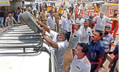 கோவை ரெயில் நிலையத்தில் திடீர் வெடி சத்தம்