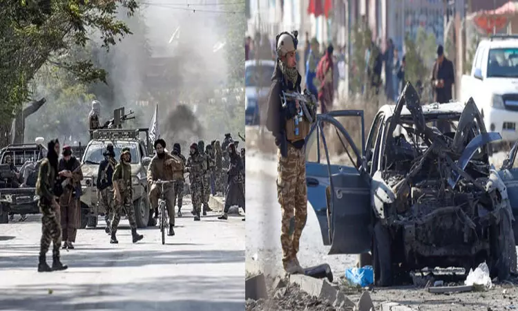 ஆப்கானிஸ்தானில் மசூதி அருகே பயங்கர குண்டு வெடிப்பில் 7 பேர் உயிரிழப்பு ஆப்கானிஸ்தானில் மசூதி அருகே பயங்கர குண்டு வெடிப்பில் 7 பேர் உயிரிழப்பு