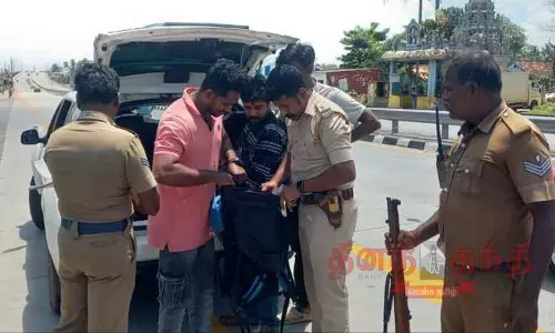 நான்கு வழிச்சாலையில் தீவிர வாகன சோதனை