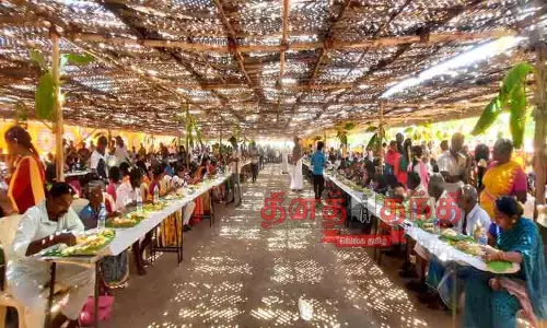 சேவுகப் பெருமாள் அய்யனார் கோவிலில் அன்னதான விழா சேவுகப் பெருமாள் அய்யனார் கோவிலில் அன்னதான விழா