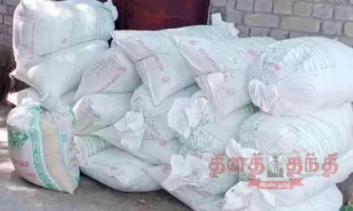 23 மூடை ரேஷன் அரிசி பறிமுதல் 23 மூடை ரேஷன் அரிசி பறிமுதல்