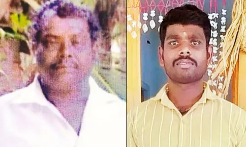 மின்னல் தாக்கி தந்தை, மகன் பலி மின்னல் தாக்கி தந்தை, மகன் பலி