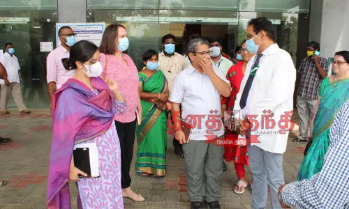 சேலம் அரசு ஆஸ்பத்திரியில் உலக வங்கி அதிகாரிகள் ஆய்வு