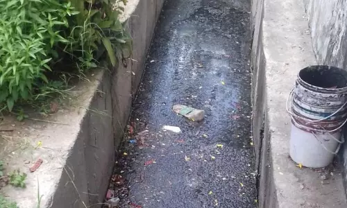 தேங்கி நிற்கும் கழிவுநீர் கால்வாய்கள்