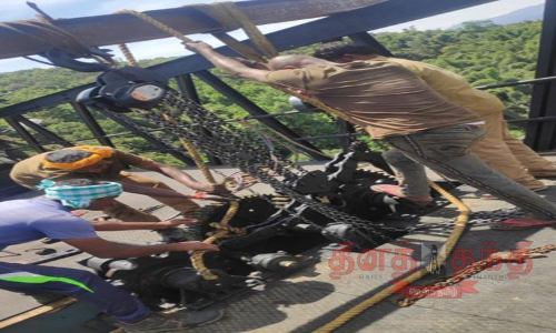 சேதமடைந்த மதகின் உதிரிபாகங்களை பணிமனைக்கு அனுப்பி வைக்க நடவடிக்கை