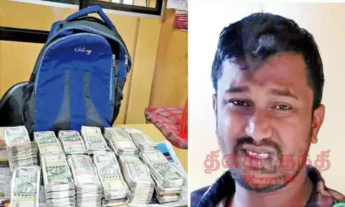 பஸ்சில் கொண்டு சென்ற ரூ.27 லட்சம் சிக்கியது; ஹவாலா பணமா? வாலிபர் கைது