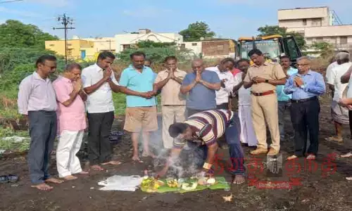 கண்மாய் கரைகளை பலப்படுத்தும் பணி தொடக்கம்