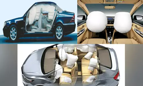 பயணிகள் கார்களில் அடுத்த ஆண்டு முதல் 6 ஏர்பேக்குகள் கட்டாயம்: மத்திய அரசு உத்தரவு!