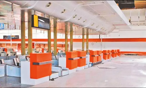 சென்னை விமான நிலைய புதிய முனையத்தில் பயணிகள் பாதுகாப்பு சோதனைக்காக 140 கவுண்ட்டா்கள் அமைப்பு