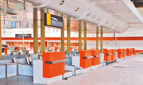 சென்னை விமான நிலைய புதிய முனையத்தில் பயணிகள் பாதுகாப்பு சோதனைக்காக 140 கவுண்ட்டா்கள் அமைப்பு