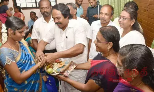 திருவிதாங்கோட்டில் சமுதாய வளைகாப்பு நிகழ்ச்சி: பெண்கள் கர்ப்ப காலத்தில் நல்ல புத்தகங்களை படிக்க வேண்டும்;அமைச்சர் மனோதங்கராஜ் அறிவுரை