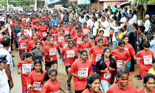 திண்டுக்கல்லில் மினி மாரத்தான் போட்டி