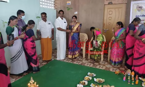 கர்ப்பிணிகளுக்கு சமுதாய வளைகாப்பு விழா