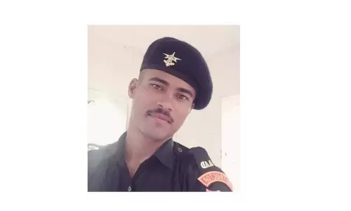 விபத்தில் சிக்கி  ராணுவ வீரர் சாவு