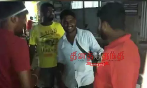 கோவையில் பட்டா கத்தியால் கேக் வெட்டி பிறந்தநாள் கொண்டாட்டம்