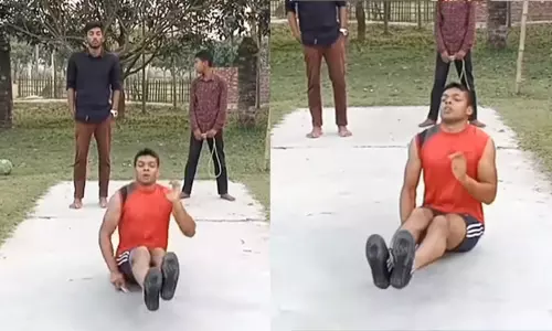 ஒரு நிமிடத்தில் 100-க்கும் மேற்பட்ட ஸ்கிப்பிங் செய்து கின்னஸ் உலக சாதனை படைத்த நபர் ஒரு நிமிடத்தில் 100-க்கும் மேற்பட்ட ஸ்கிப்பிங் செய்து கின்னஸ் உலக சாதனை படைத்த நபர்