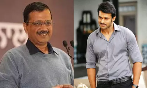 டெல்லியில் தசரா விழா கொண்டாட்டம்:  முதல்-மந்திரி கெஜ்ரிவால், நடிகர் பிரபாஸ் பங்கேற்பு