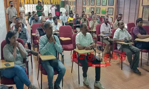 வால்பாறையில் மனித-வனவிலங்கு மோதல் தடுப்பு ஆலோசனை கூட்டம்