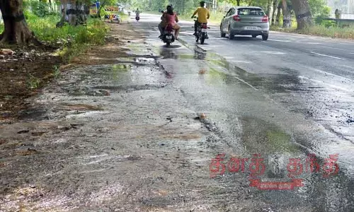 குழாய் உடைந்து வீணாகும் குடிநீர்