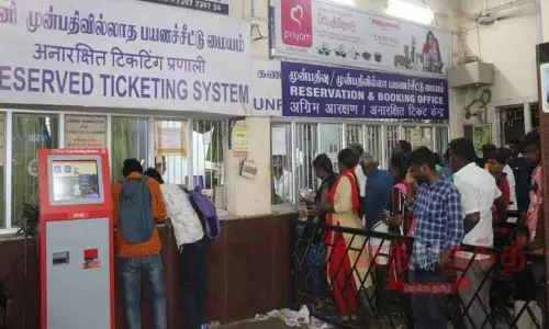 தினத்தந்தி செய்தி எதிரொலி: நெல்லை ரெயில் நிலையத்தில் கூடுதல் டிக்கெட் கவுண்ட்டர் திறப்பு