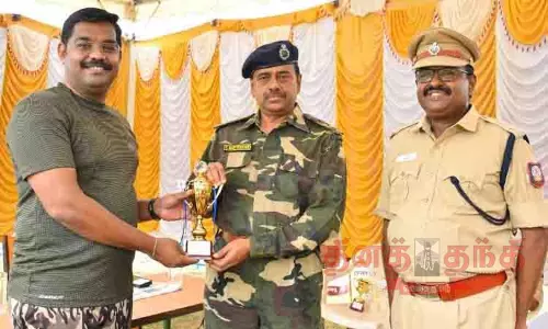 துப்பாக்கி சுடும் போட்டியில் போலீஸ் அதிகாரிகள் அசத்தல்