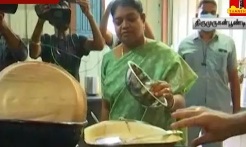 திருப்பூர்: கெட்டுப்போன உணவை சாப்பிட்டு 3 குழந்தைகள் உயிரிழந்த விவகாரம் -  காப்பகத்தில் அமைச்சர்கள் நேரில் ஆய்வு