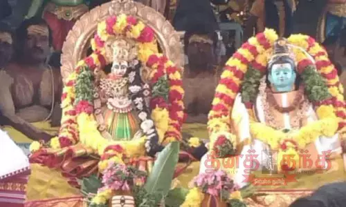 நவராத்திரியையொட்டி திருக்கல்யாண விழா