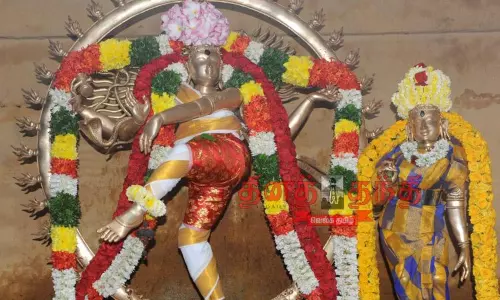 சிறப்பு அலங்காரத்தில் நடராஜர்