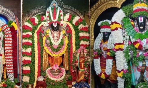 புரட்டாசி 3-வது சனிக்கிழமையையொட்டி  பெருமாள் கோவில்களில் சிறப்பு பூஜை