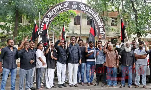 மாநகராட்சி பள்ளியில் ஆர்.எஸ்.எஸ். பயிற்சி நடந்ததா?