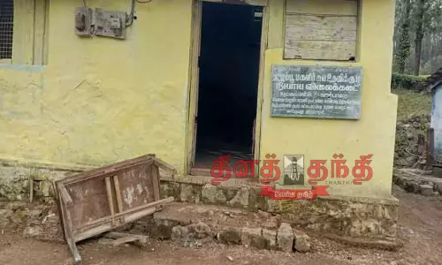 வால்பாறையில் ரேஷன் கடையை சூறையாடிய காட்டு யானை-தோட்டத்தில் புகுந்ததால் வாழைகள் நாசம்