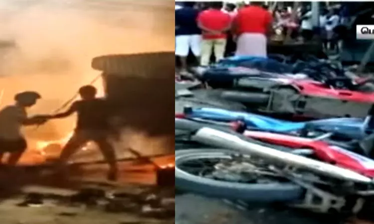 மேற்குவங்காளத்தில் லட்சுமி பூஜை கொண்டாடியவர்கள் மீது தாக்குதல் மேற்குவங்காளத்தில் லட்சுமி பூஜை கொண்டாடியவர்கள் மீது தாக்குதல்