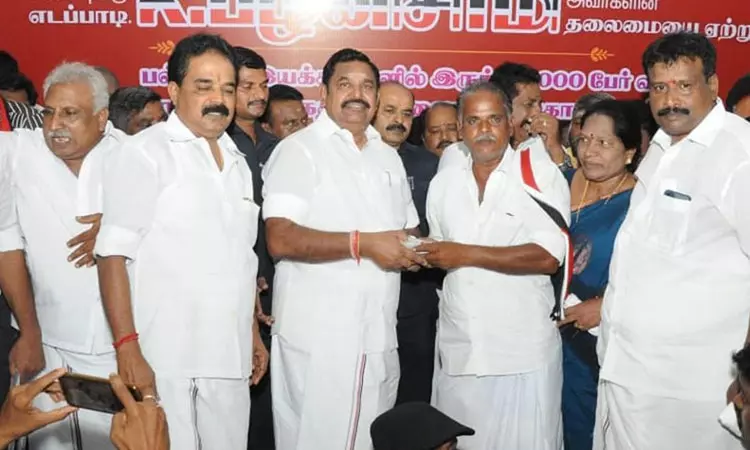 வருகின்ற பாராளுமன்ற தேர்தலில் அ.தி.மு.க. தலைமையில் அமைக்கப்படுகின்ற கூட்டணி மிகப்பெரிய வெற்றி பெறும் - எடப்பாடி பழனிசாமி வருகின்ற பாராளுமன்ற தேர்தலில் அ.தி.மு.க. தலைமையில் அமைக்கப்படுகின்ற கூட்டணி மிகப்பெரிய வெற்றி பெறும் - எடப்பாடி பழனிசாமி