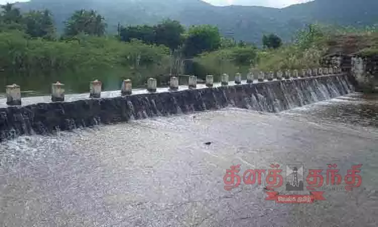 கீரம்பூர் ஏரி நிரம்பி வழிந்தது