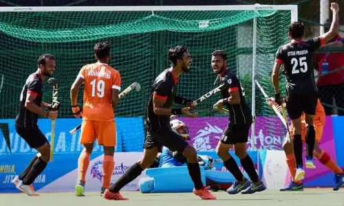 தேசிய விளையாட்டு போட்டி: ஹாக்கி இறுதி சுற்றில் மோதும் உத்தர பிரதேச-கர்நாடகா அணிகள்